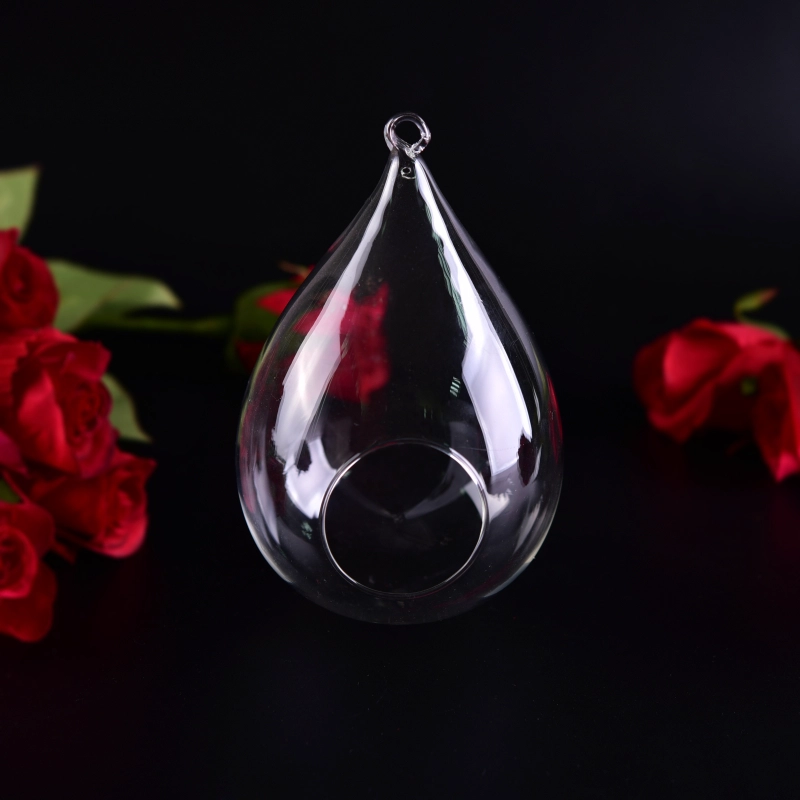 Wholesales Hanging Glass Bulb Planter Water Drop Home Decor