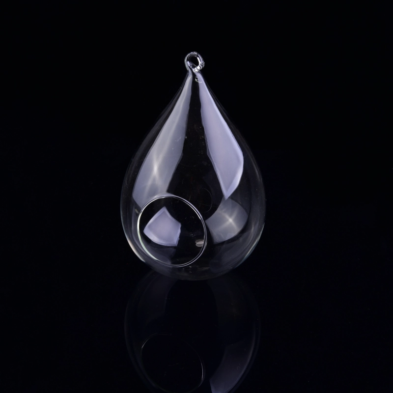Wholesales Hanging Glass Bulb Planter Water Drop Home Decor