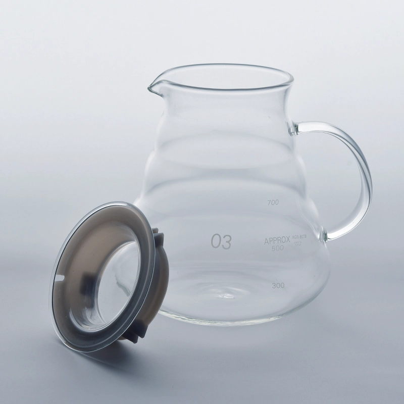 Clear glass pot borosilicate teapot drinkware wholesales