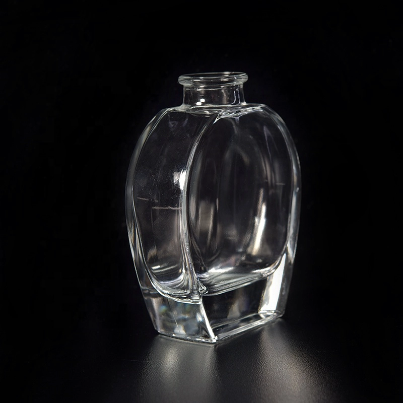 Luxury round glass oil bottle diffuser fragrance aromatherapy double wall home decoration