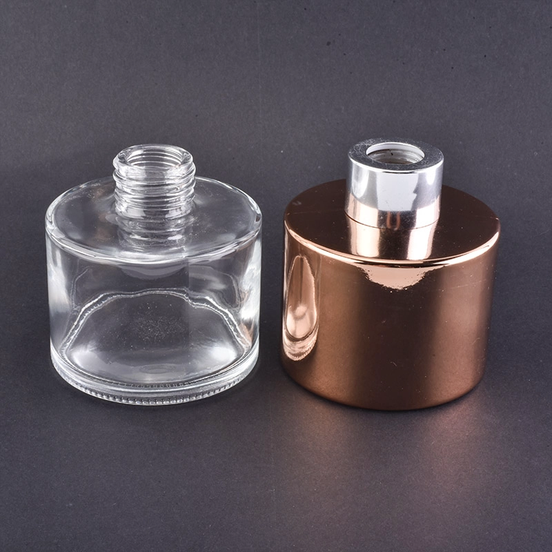 gold plating reed diffuser bottle, 6 OZ essential oil bottle