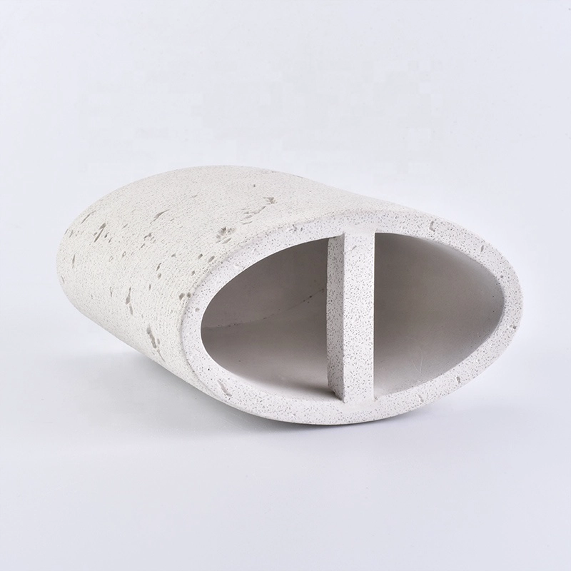 Luxury 4pcs white luxury cement soap dish bathroom accessories set