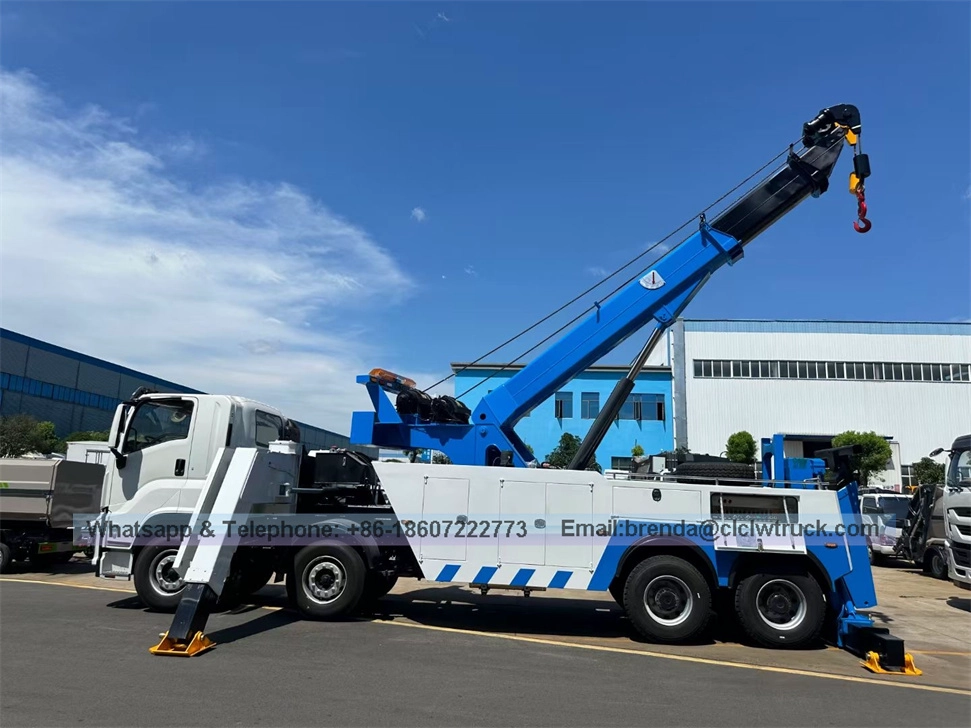 ISUZU 30 toneladang rotator wrecker tow truck hot sell