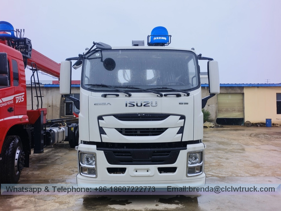 Isuzu Single Bridge 8 Ton Truck Crane For Sale
