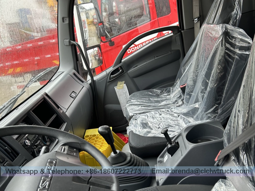 Isuzu Single Bridge 8 Ton Truck Crane For Sale