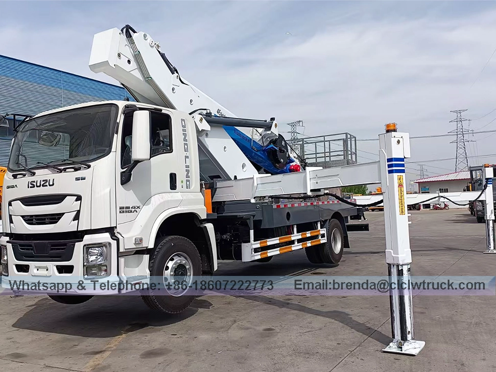 Isuzu 45-meter منصة العمل الجوي