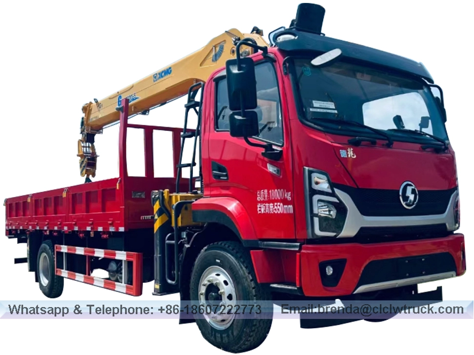 XCQC 8-ton na trak na may crane
