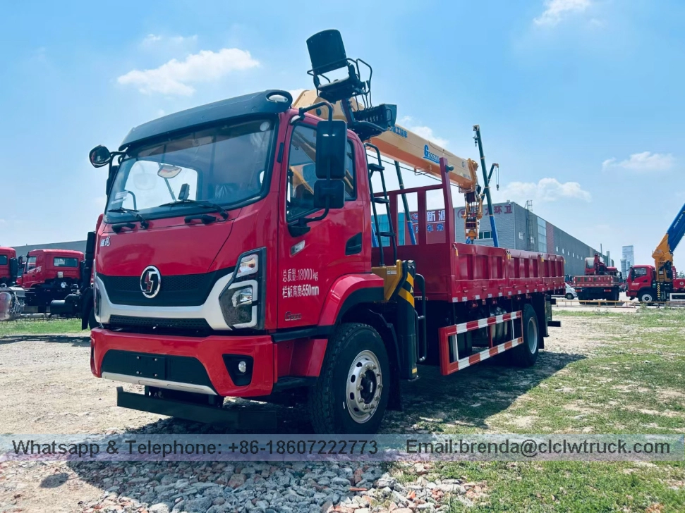 XCQC 8-ton na trak na may crane