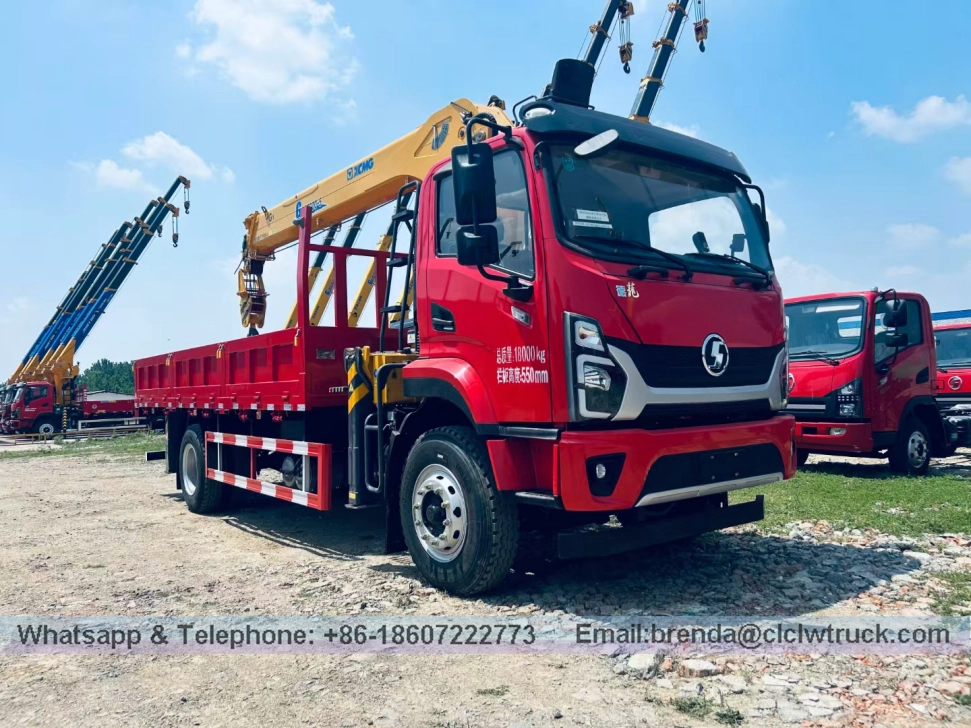 XCQC 8-ton na trak na may crane