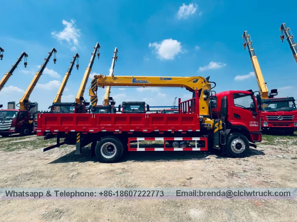 XCQC 8-ton na trak na may crane