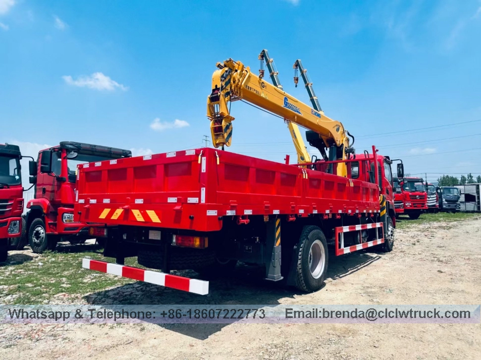 XCQC 8-ton na trak na may crane