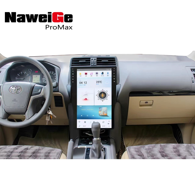 NaweiGe 16 Tesla GT6 Android Head Unit لتويوتا برادو 2018-، مشغل ديفيدي للسيارة لتويوتا لاند كروزر برادو 2018- ملاحة GPS مع Carplay 4G 5G Car DVD الوسائط المتعددة بالجملة المورد.