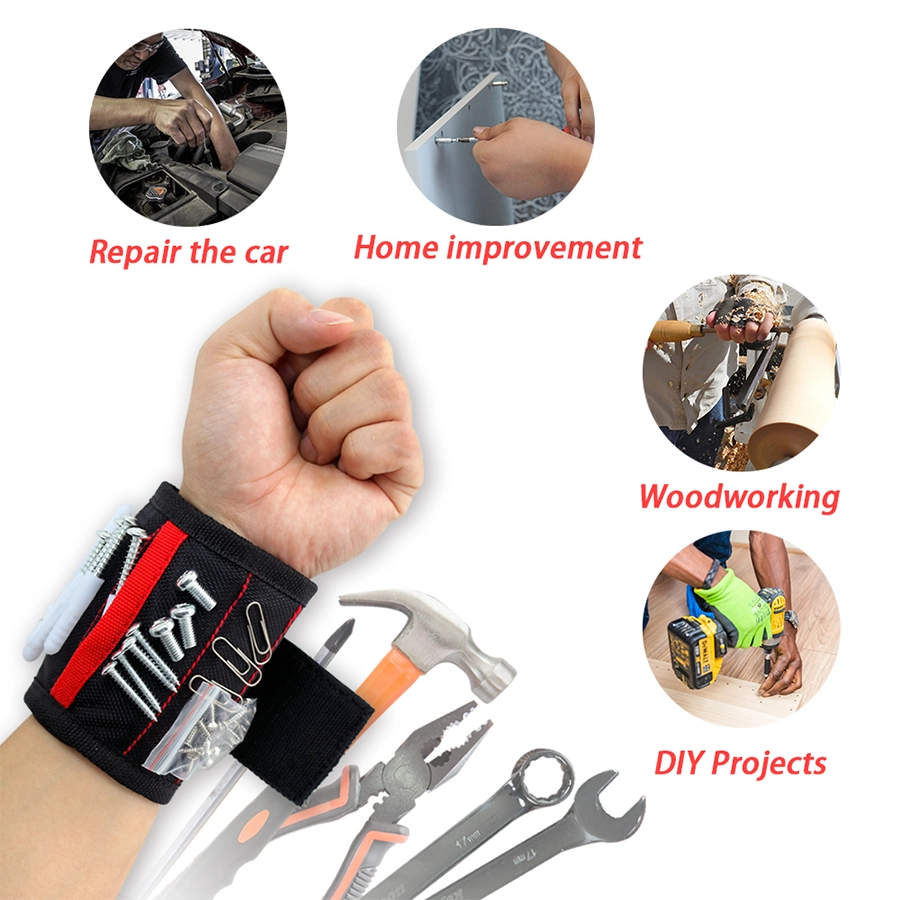 Lightweight and Portable Wristband Magnetic Tool Belt