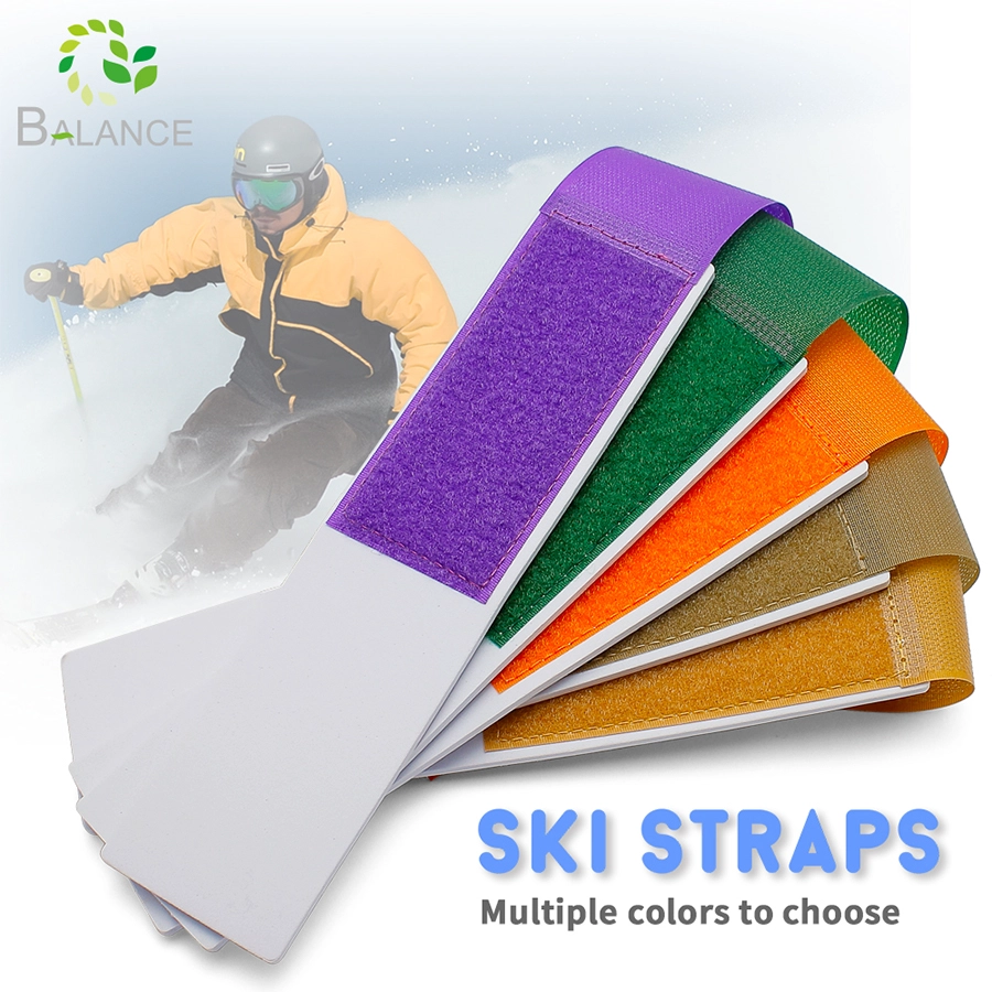 Adjustable Ski fastener strap Nylon ski straps Skis skis carry fastener straps