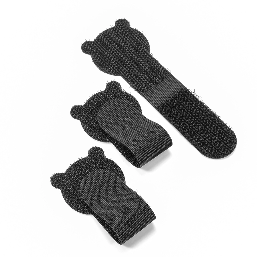 Weit verbreiteter selbstklebender Kabelclip, selbstklebender Riemen, bunter Nylon-Polyester-Kabelclip, Kabelaufbewahrung
