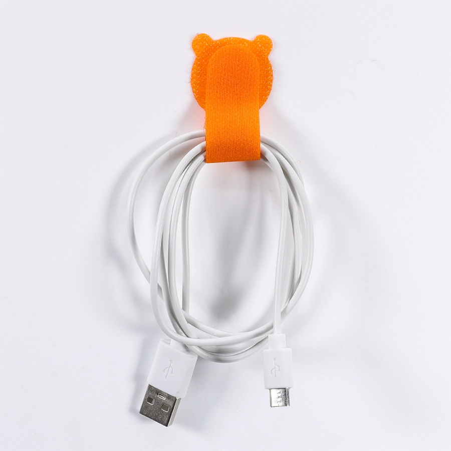 Weit verbreiteter selbstklebender Kabelclip, selbstklebender Riemen, bunter Nylon-Polyester-Kabelclip, Kabelaufbewahrung