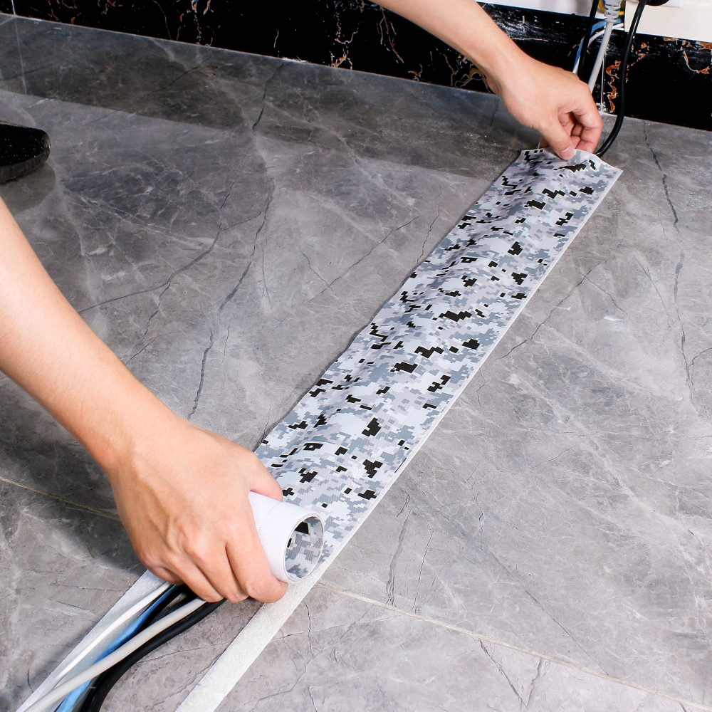 Oxford Fabric Floor Cable Cover Non-Slip Floor-Mounted Cord Protector Wholesale Supply