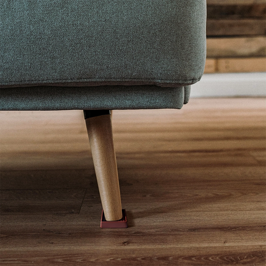 Coppa di caster in gomma non slip per rotelle di mobili protettori da pavimento resistenti all'ingrosso