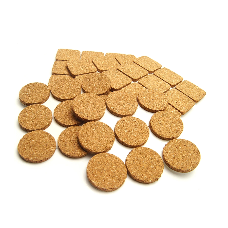 Wholesale Self Adhesive Cork Pads and Sheets Custom Cut Circles Squares for DIY Coasters Crafts Home Decor Furniture Table Protection