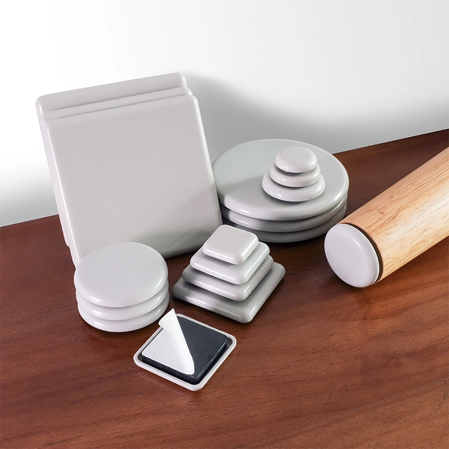 Adhesive PE Furniture Slider Pads Multi Size Self Stick Chair Leg Protectors Furniture Moving Pads Supplier