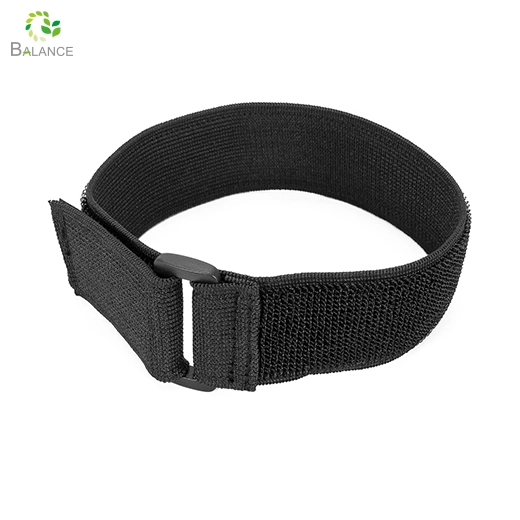 China Manufacturer Adjustable Hook and Loop Elastic Straps with Buckle Elastic Loop Cinch Strap for Cables Ties