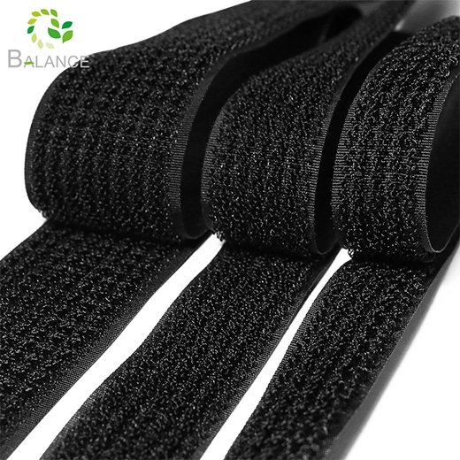 China Supply Soft Garment Home Textile Magic Tape 2 in 1 Hook and Loop on One Side Various Sizes Colors Wholesale Bulk manufacturer