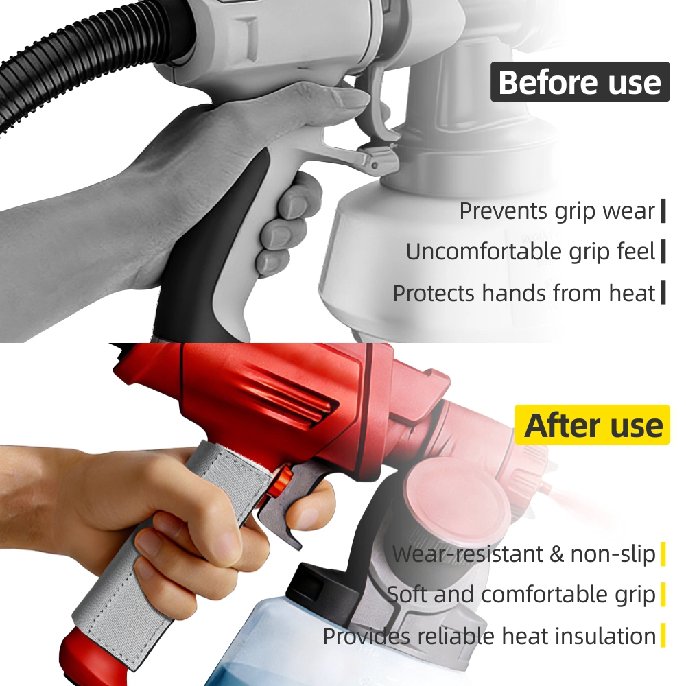 Upgrade Your Handle Experience: Premium Neoprene Cover with Reusable Hook and Loop Fastener