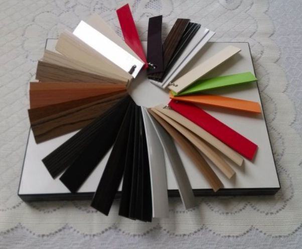 Furniture accessories ABS/Acrylic/PVC edge banding High Quality edge banding tape tapacanto pvc edge for Cabinets