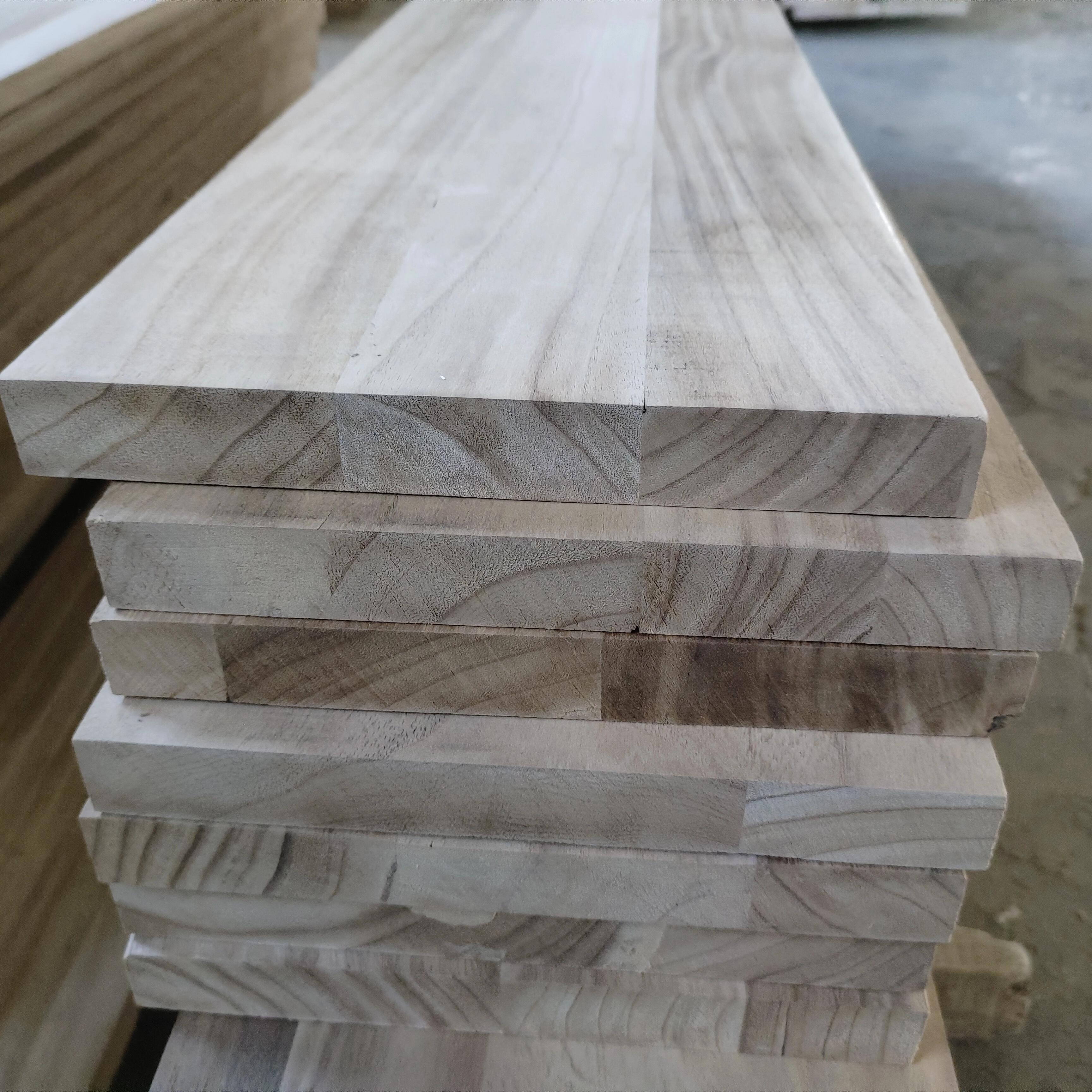 Paulownia wood Table, stool, solid wood board surface,UV primer