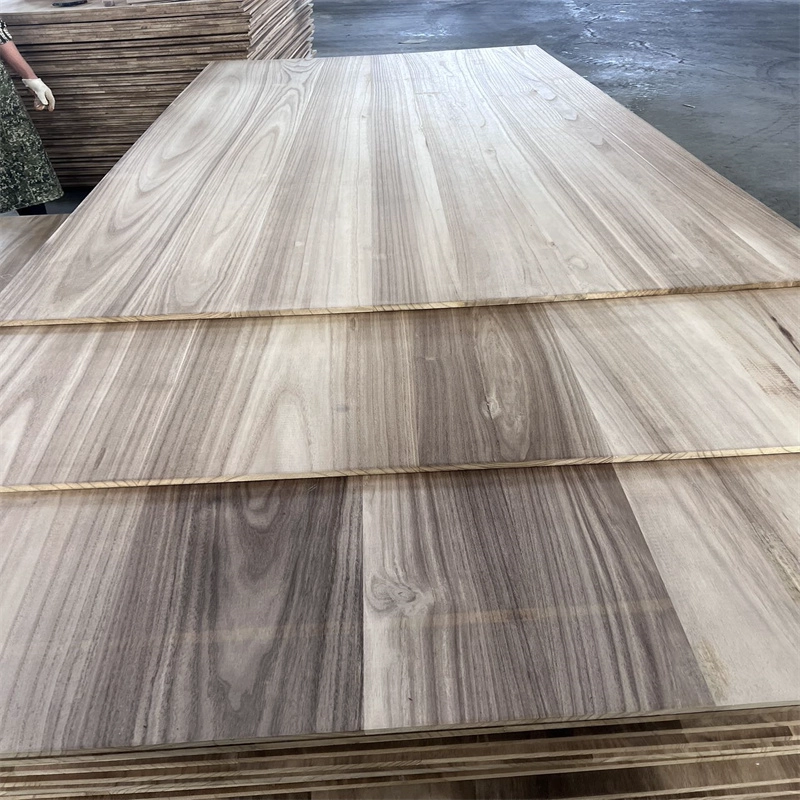 3D Wood Wall Board Chair Panel of Paulownia Solid Wood Board