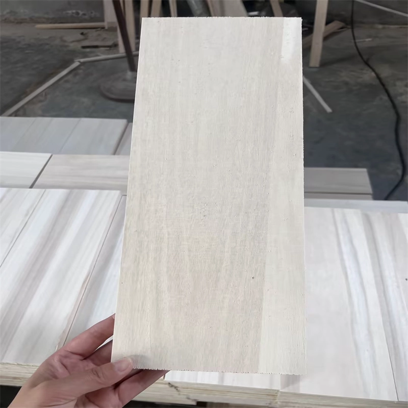 3D Wood Wall Board Chair Panel of Paulownia Solid Wood Board