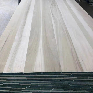 Furnitur papan poplar kayu solid kelas atas papan kayu solid khusus