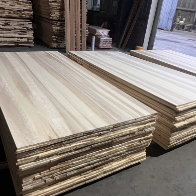 Shandong Factory Poplar Solid Wood Board-Nako-customize na Sukat at Kapal Bulk Presyo para sa Woodworking Raw Materials