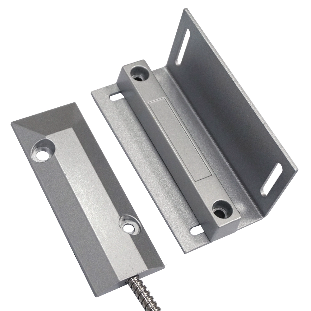 Surface Mounted Zinc Alloy Material Nc/NO Type 12v Metal Door Contact Magnetic Switch sensor