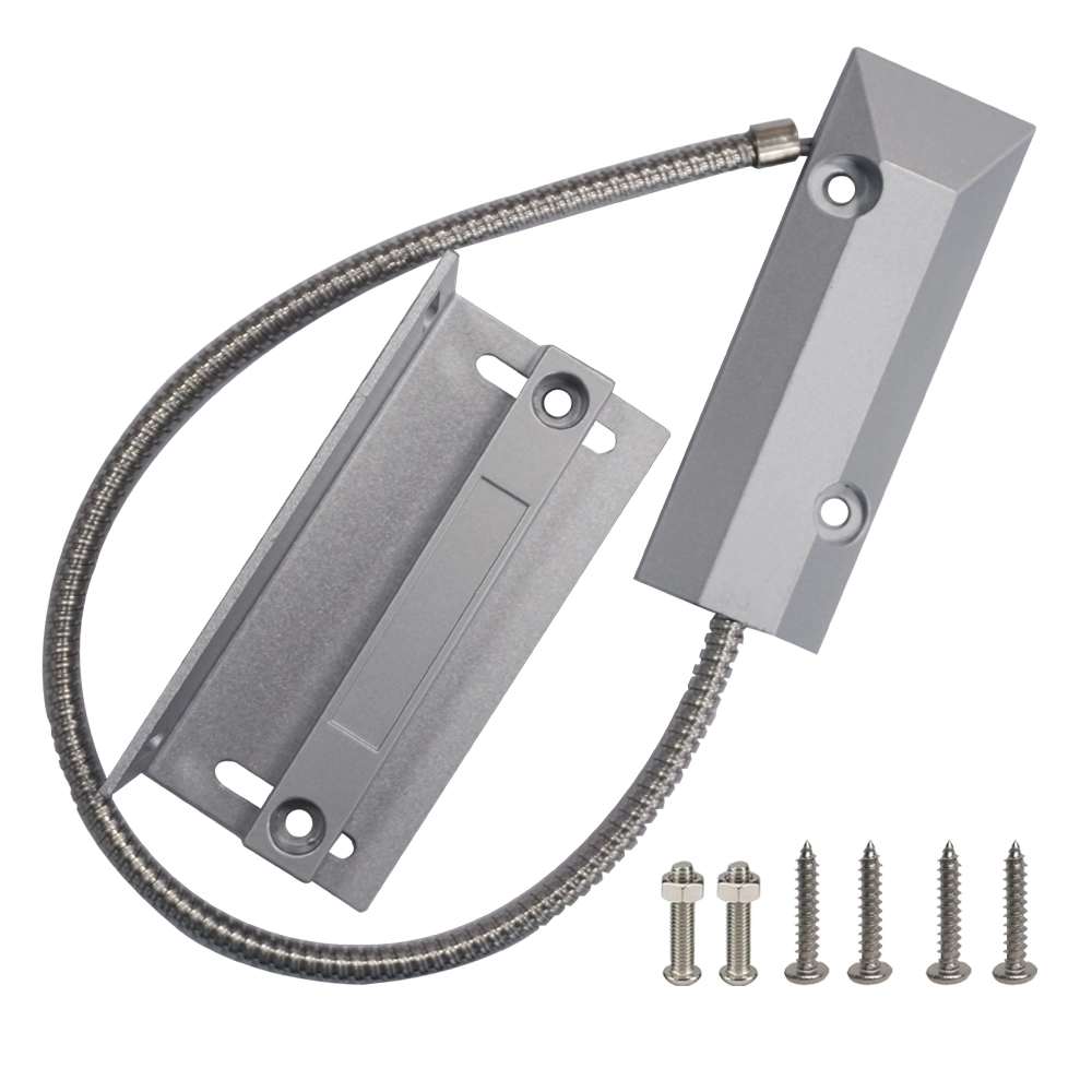 Surface Mounted Zinc Alloy Material Nc/NO Type 12v Metal Door Contact Magnetic Switch sensor