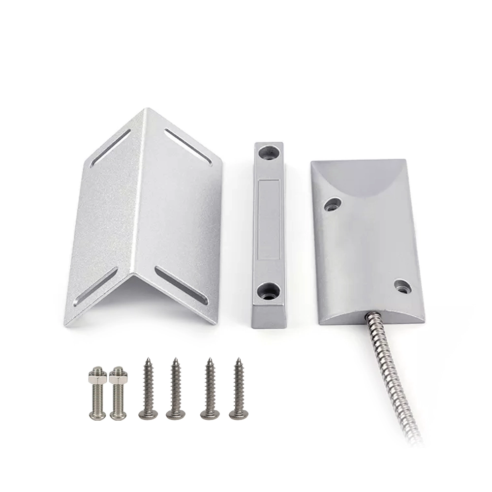 Factory Wholesale Access Control Alarm system Overhead Magnetic Sensor Zinc Alloy Material with L bracket