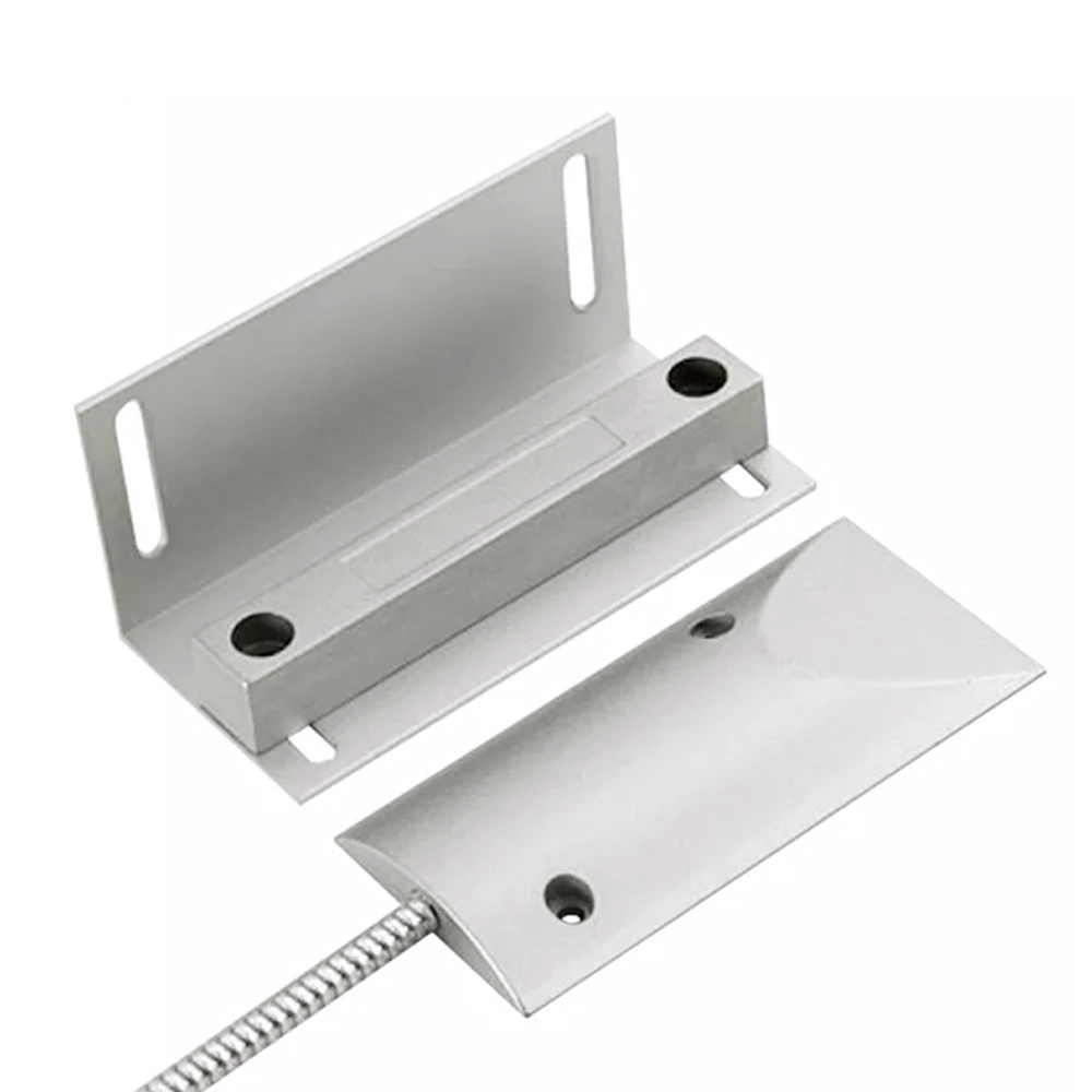 Factory Wholesale Access Control Alarm system Overhead Magnetic Sensor Zinc Alloy Material with L bracket