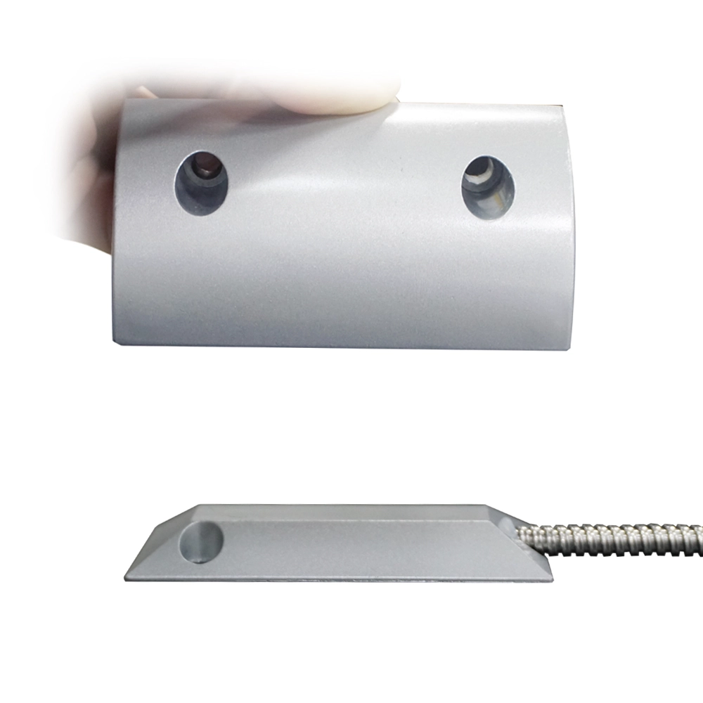 Sensor de contato magnético de porta com fio de metal aéreo NC ou NO para controle de acesso e sistema de alarme contra roubo