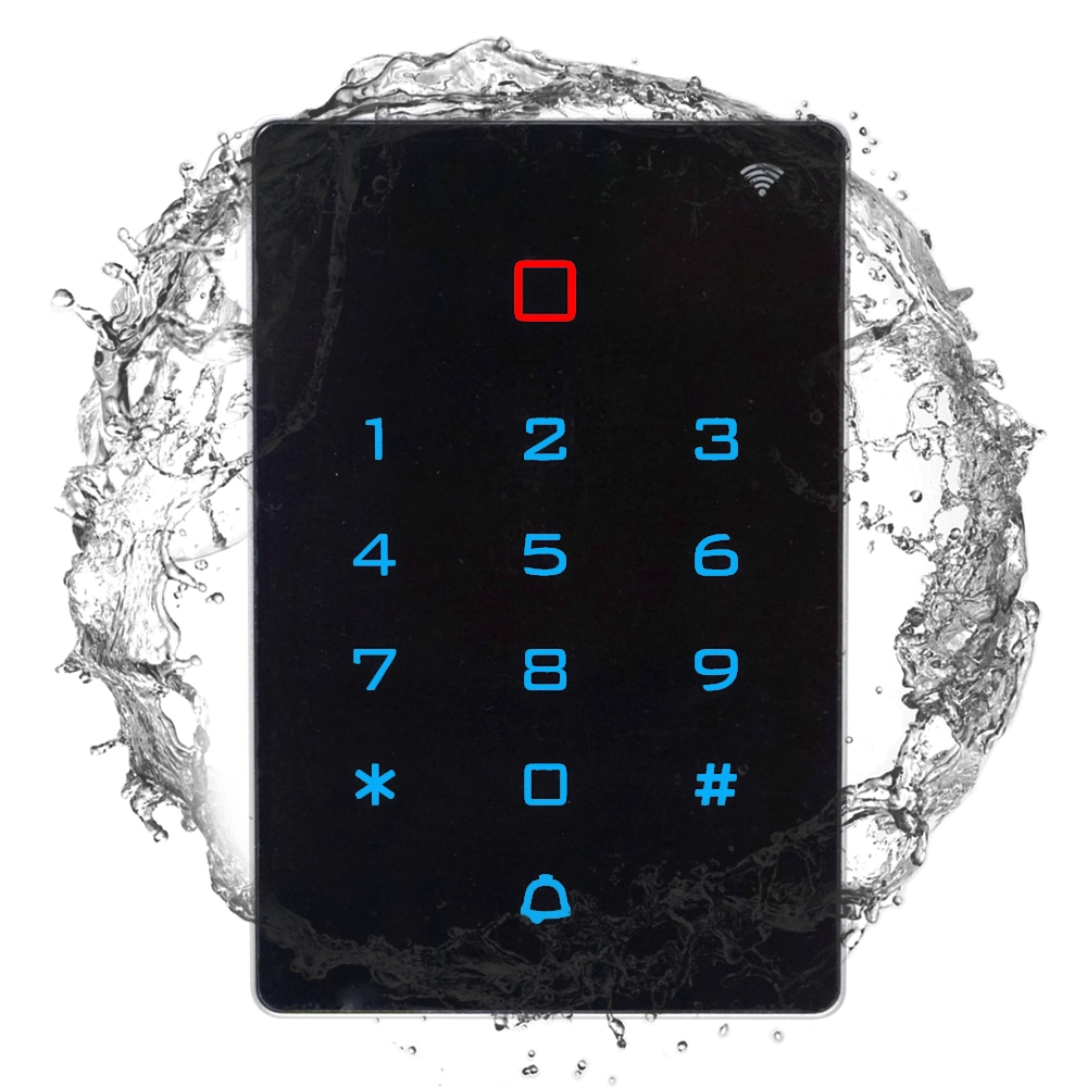 IP67 Su Geçirmez Tuya App kontrolü, WIFI uzaktan iletişim ile tek kapı erişim kontrolü tuş takımı