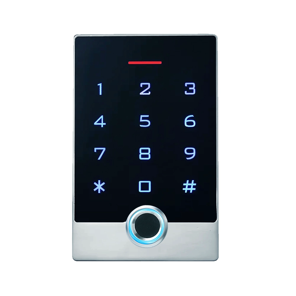 Tuya WIFI กรอบโลหะ 125 Khz/13.56 Mhz RFID สมาร์ทประตูเดียวปุ่มกด IP68 ฟังก์ชั่นกันน้ำ