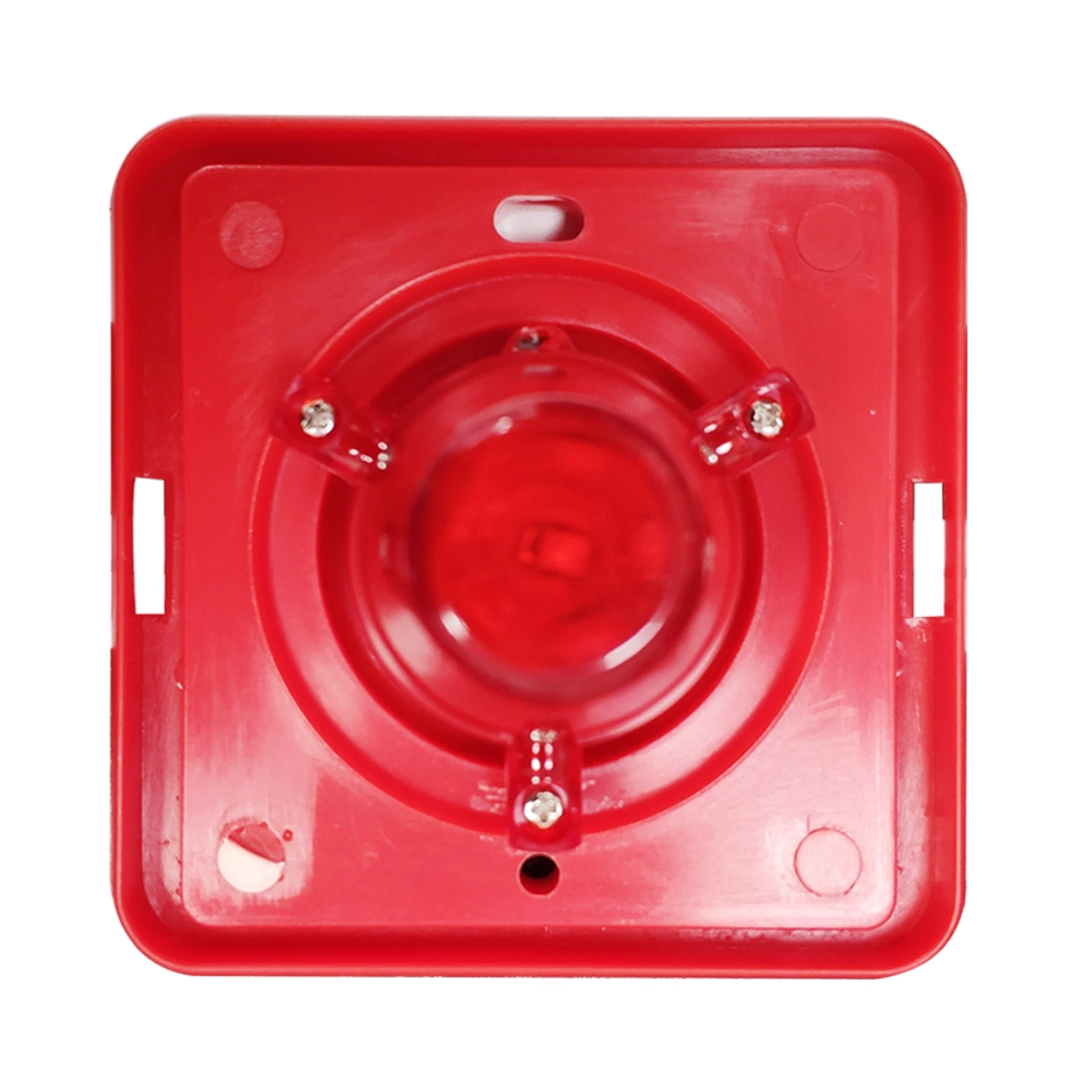 DC 12 ~ 24V การแจ้งเตือนแบบมีสายสัญญาณเตือนไฟไหม้ Led Strobe Light คำเตือนไฟไหม้ ไซเรนสำหรับระบบสัญญาณเตือนไฟไหม้