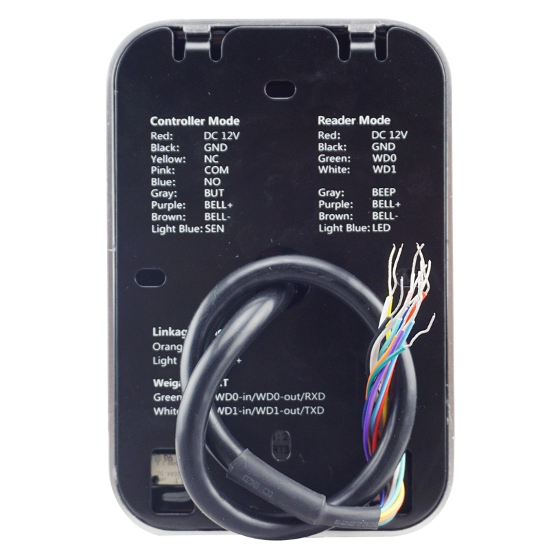 Controle de acesso de metal à prova d'água IP67/leitor Wiegand para teclado de controle de acesso de porta única