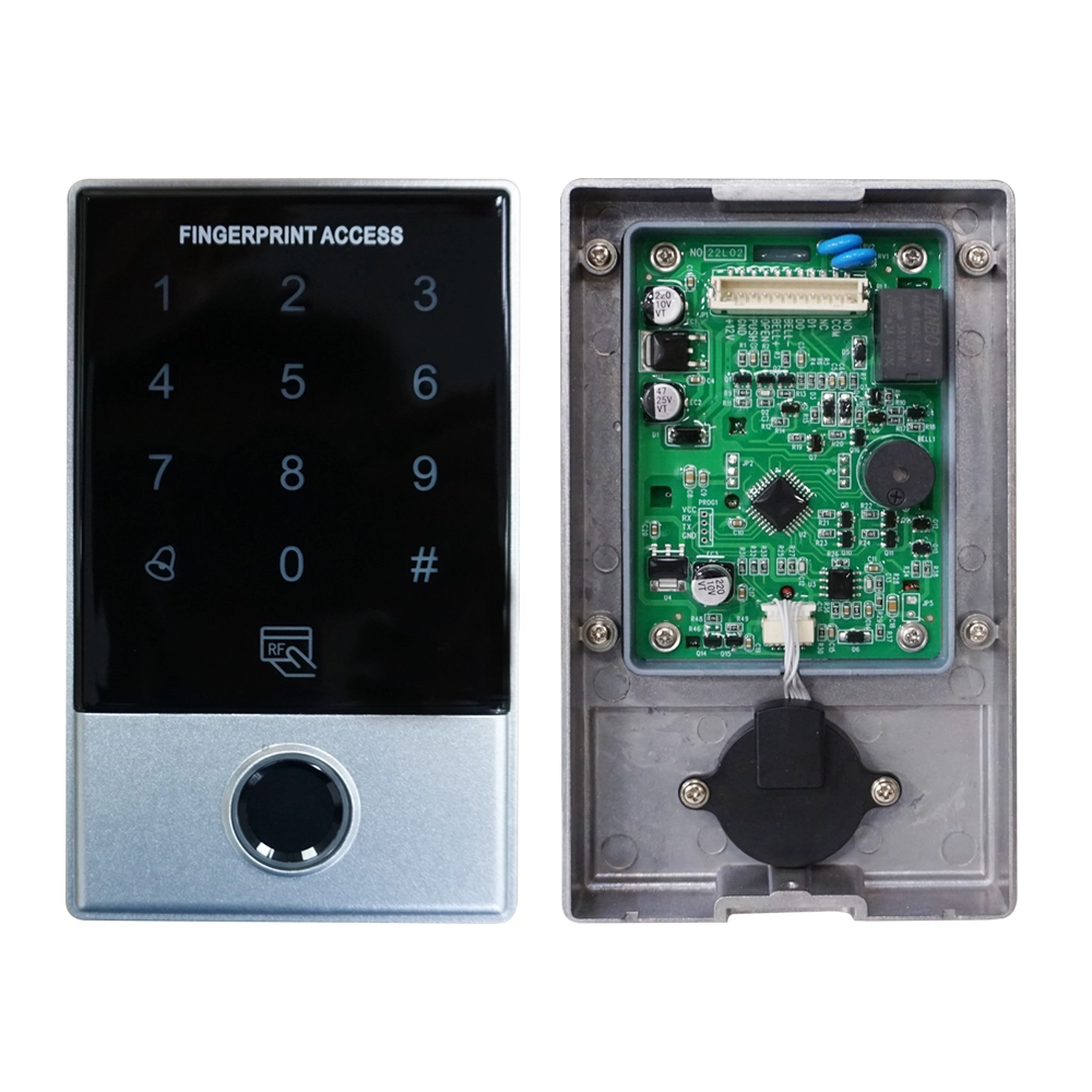 Kiểm soát truy cập cửa vân tay & bảo mật Rfid độc lập Bàn phím điều khiển truy cập đầu đọc thẻ