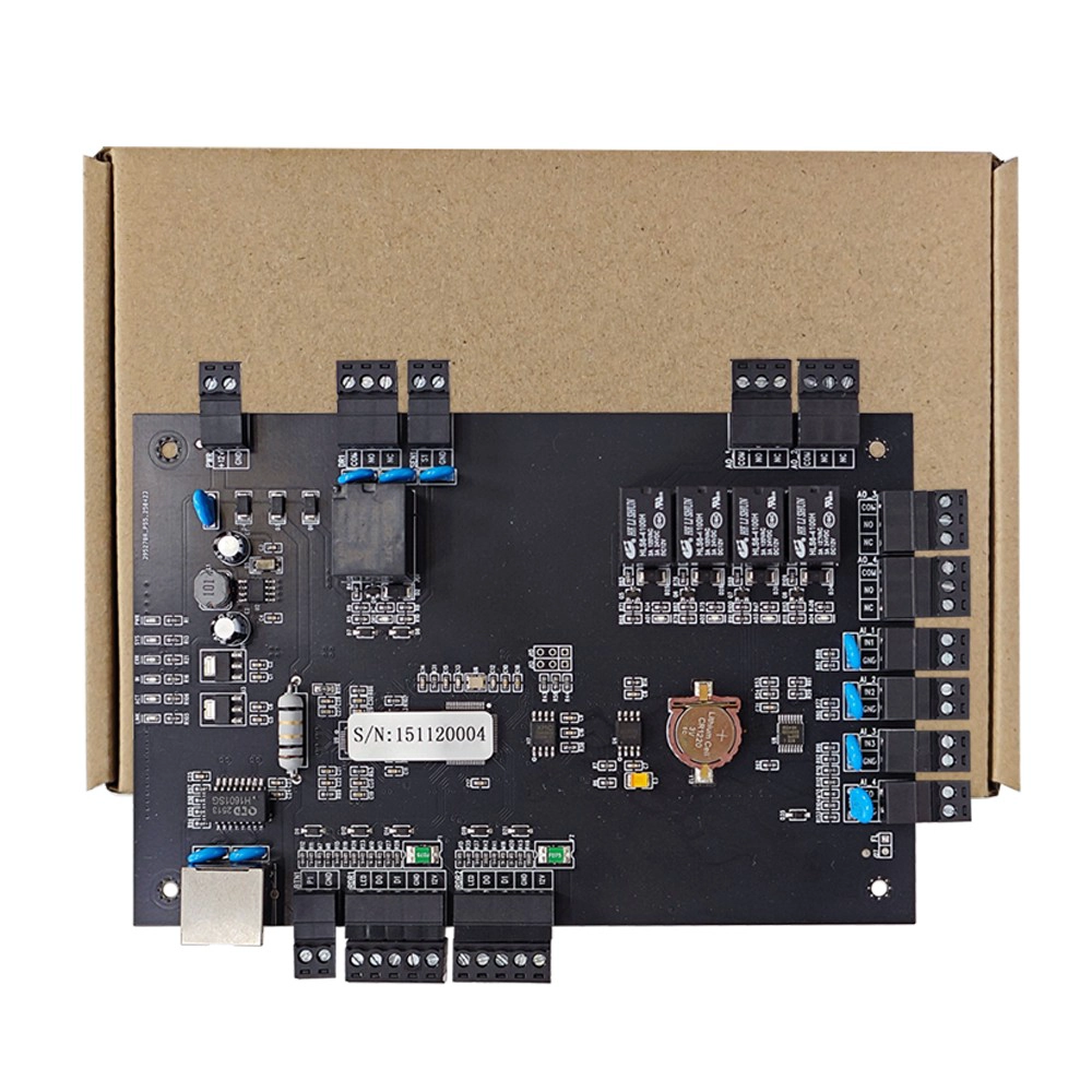 Tcp / ip 1 Mạng bảng điều khiển truy cập cửa ra vào Hệ thống truy cập cửa Weigand Rfid với phần mềm PC quản lý miễn phí