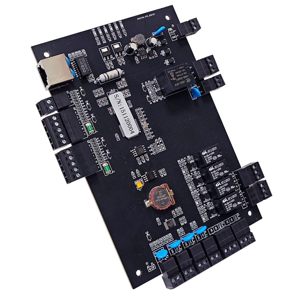 Tcp / ip 1 Mạng bảng điều khiển truy cập cửa ra vào Hệ thống truy cập cửa Weigand Rfid với phần mềm PC quản lý miễn phí