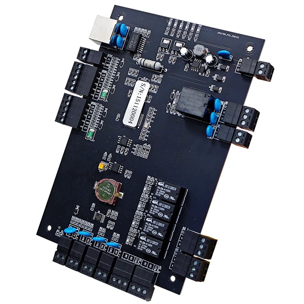 Tcp / ip 1 Mạng bảng điều khiển truy cập cửa ra vào Hệ thống truy cập cửa Weigand Rfid với phần mềm PC quản lý miễn phí