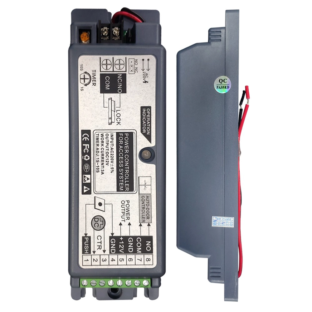 AC220V输入电源控制器EA-34A用于门禁系统,带DC 12V 3A输出