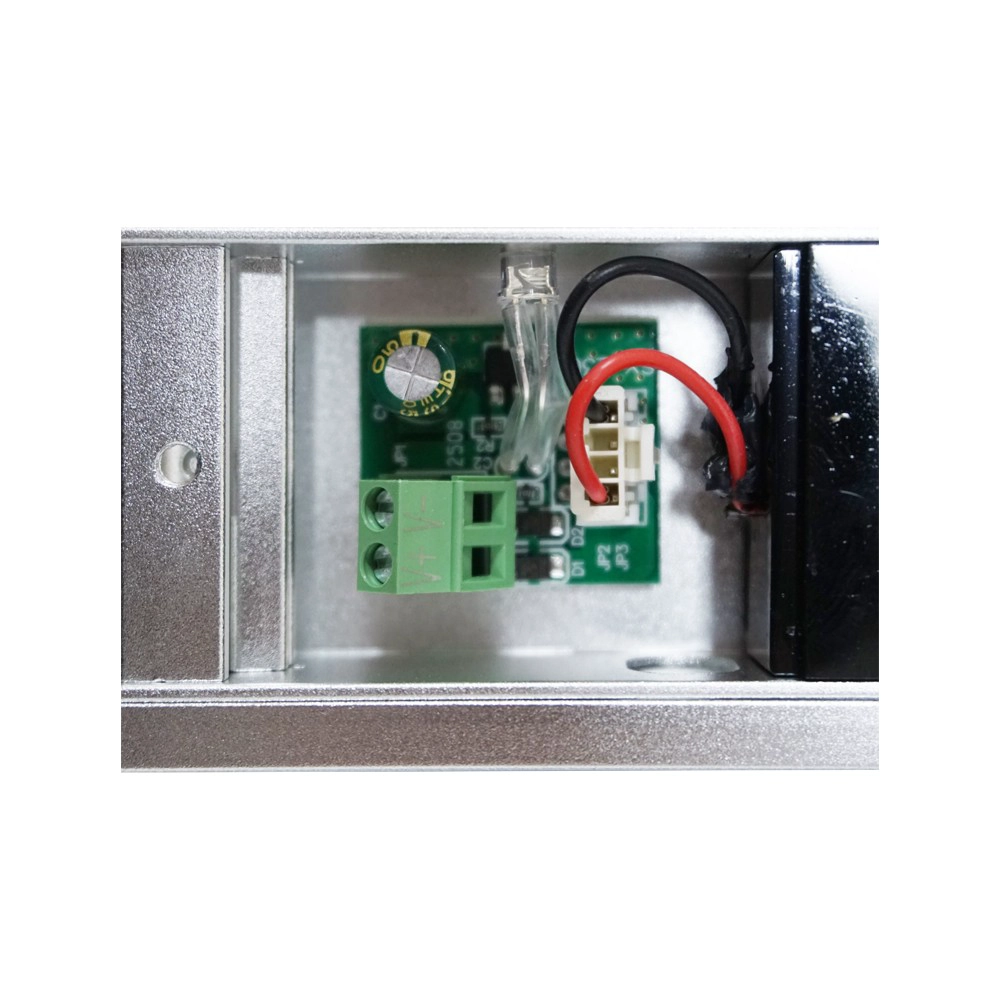 Serrure électromagnétique robuste ML-280, force de maintien de 600 lb, 12 V CC pour contrôle d'accès, avec indicateur LED (usage commercial)