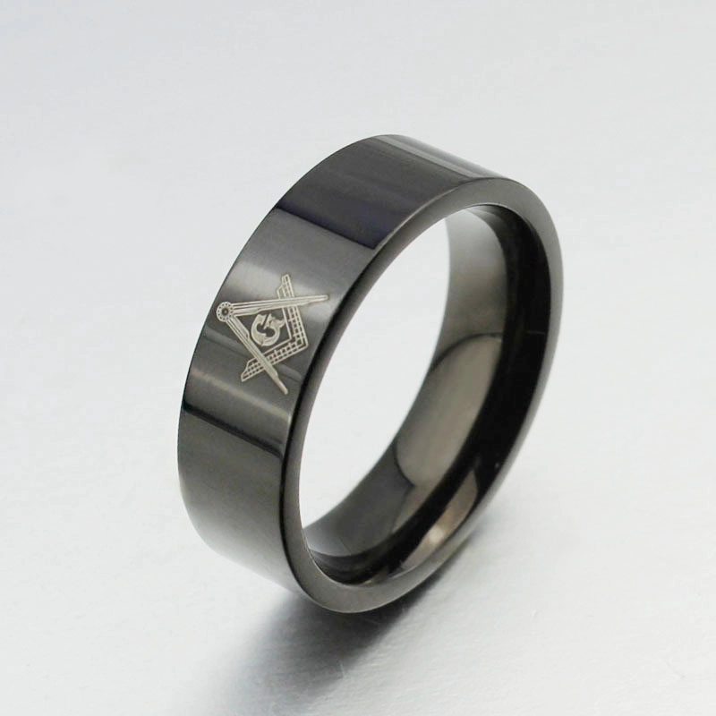Beliebte maßgeschneiderte gravierte 6mm einfach hochglänzige schwarze Wolframkarbid-Ring-Wolfram-Paar Ring Wolfram-Carbid-Bands China Fabrik und Hersteller