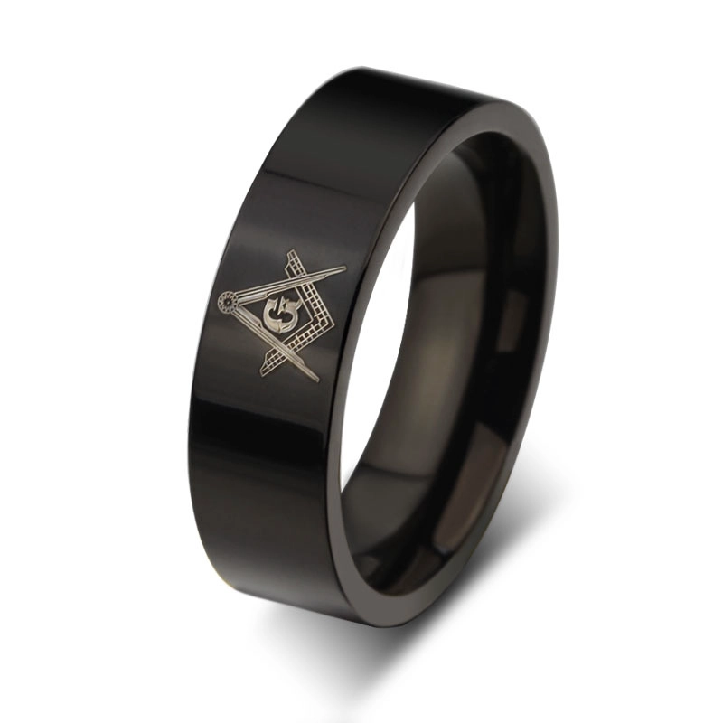 Beliebte maßgeschneiderte gravierte 6mm einfach hochglänzige schwarze Wolframkarbid-Ring-Wolfram-Paar Ring Wolfram-Carbid-Bands China Fabrik und Hersteller